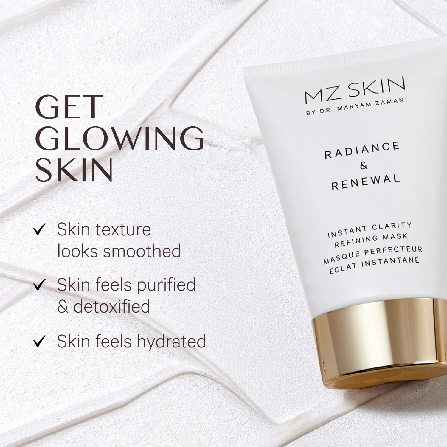 Маска для лица Mz Skin By Maryam Zamani Md — MZ Radiance & Renewal Mask - . % фруктовый кислотный комплекс с AHA, включая молочную и, 100 мл — фото 3