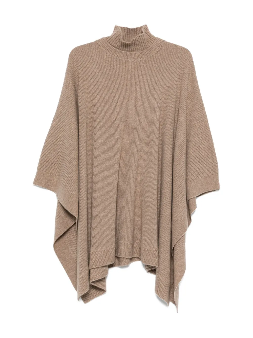 

Пончо с воротником-стойкой MAX MARA, нейтральный