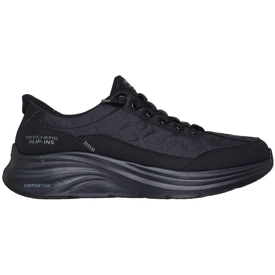 Skechers Contour Foam — удобные кроссовки, чёрные, мужские — фото 3