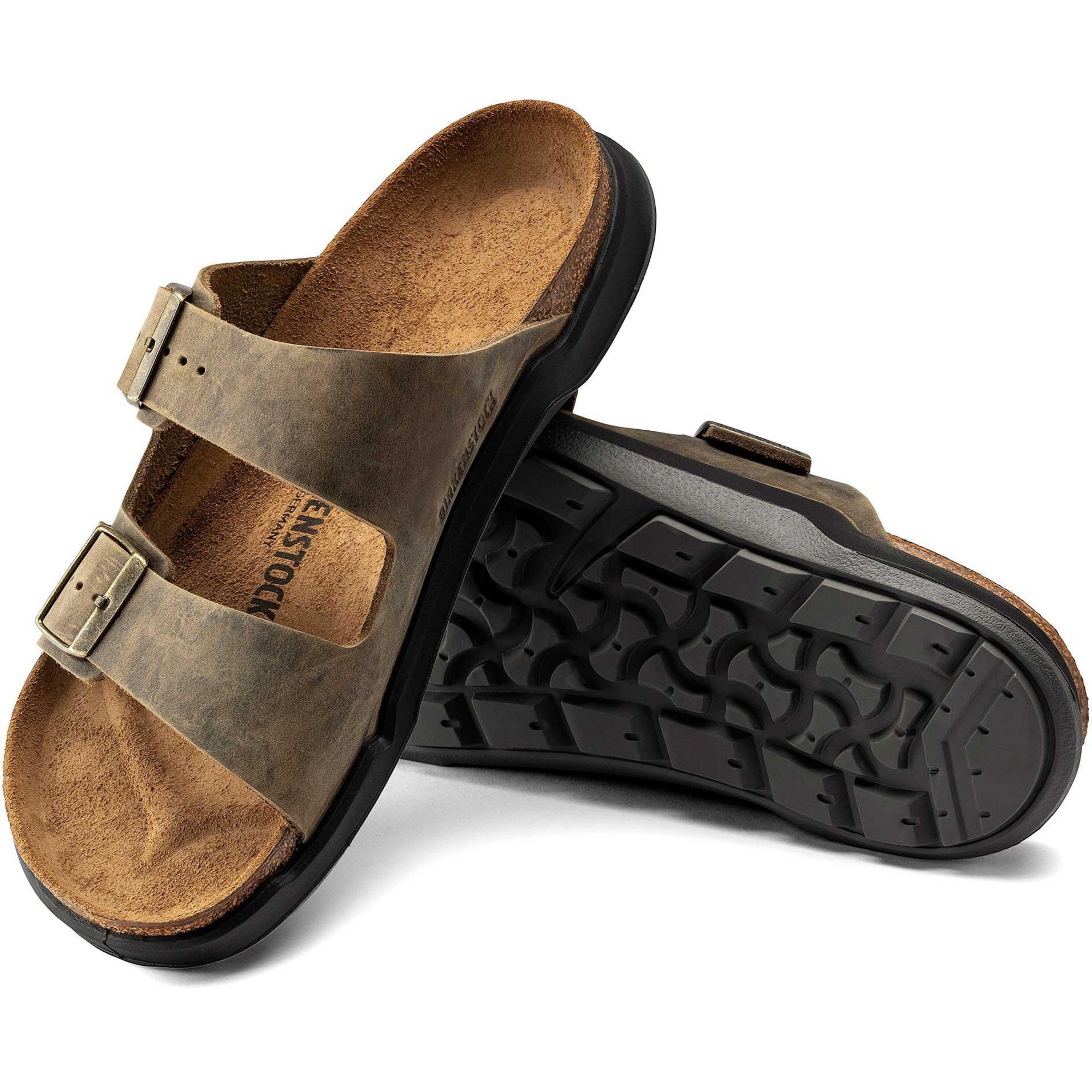 Мужские сандалии Arizona Crosstown Birkenstock, Faded Khaki — фото 2