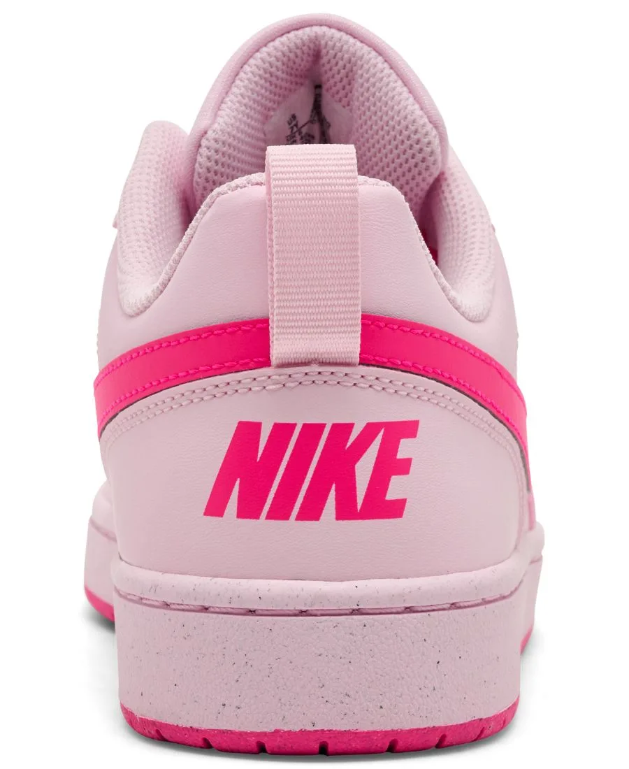 Детские повседневные кроссовки Big Kids Court Borough Low Recraft от Finish Line Nike, розовый — фото 4