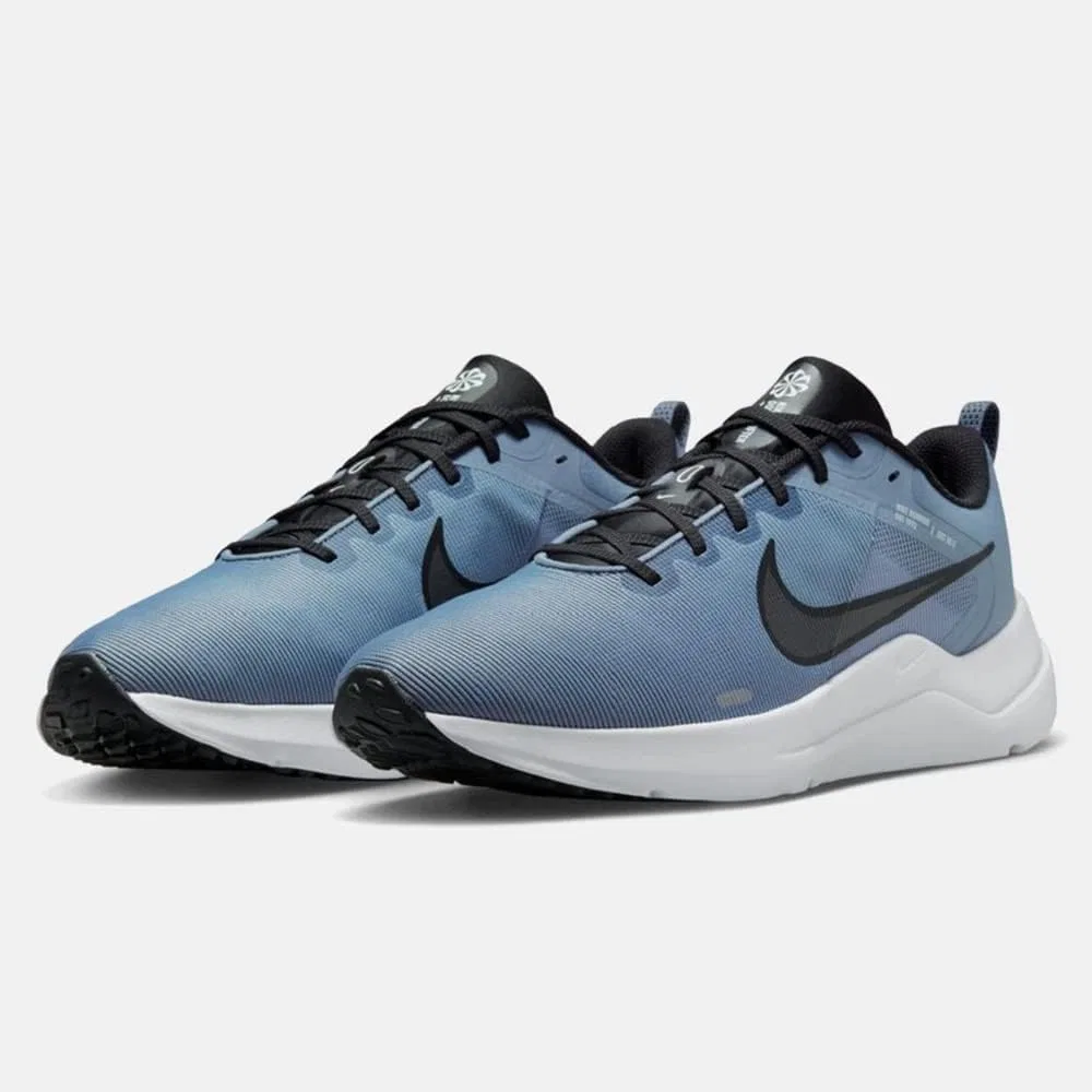 Мужские кроссовки Nike Downshifter 12, Ash Slate Black Cobalt Bliss White — фото 3