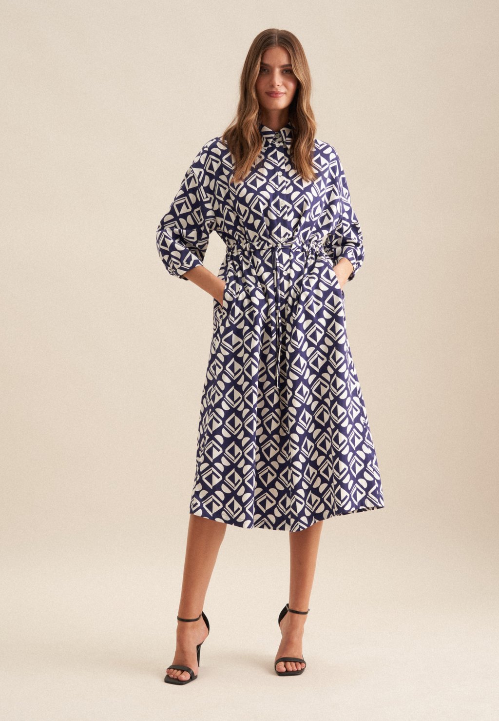 

Платье-рубашка KLEID SCHWARZE ROSE Seidensticker, синий