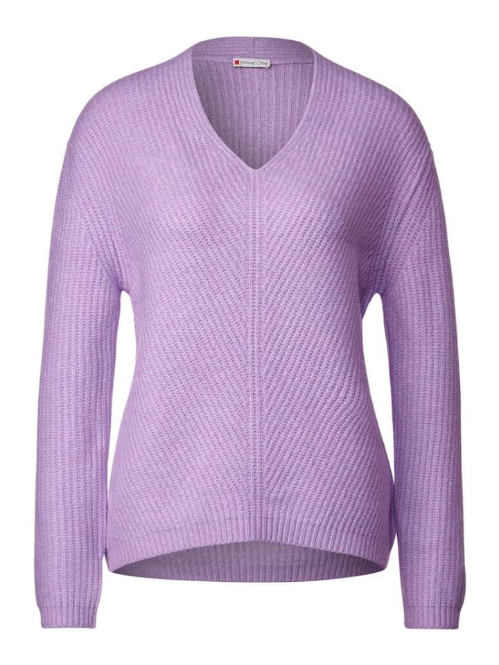 

Пуловер Street One, цвет soft pure lilac melange