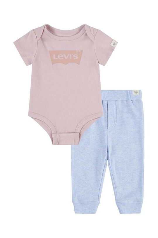 

Levi's Хлопковый детский комплект LVN BATWING BODYSUIT SET, оранжевый