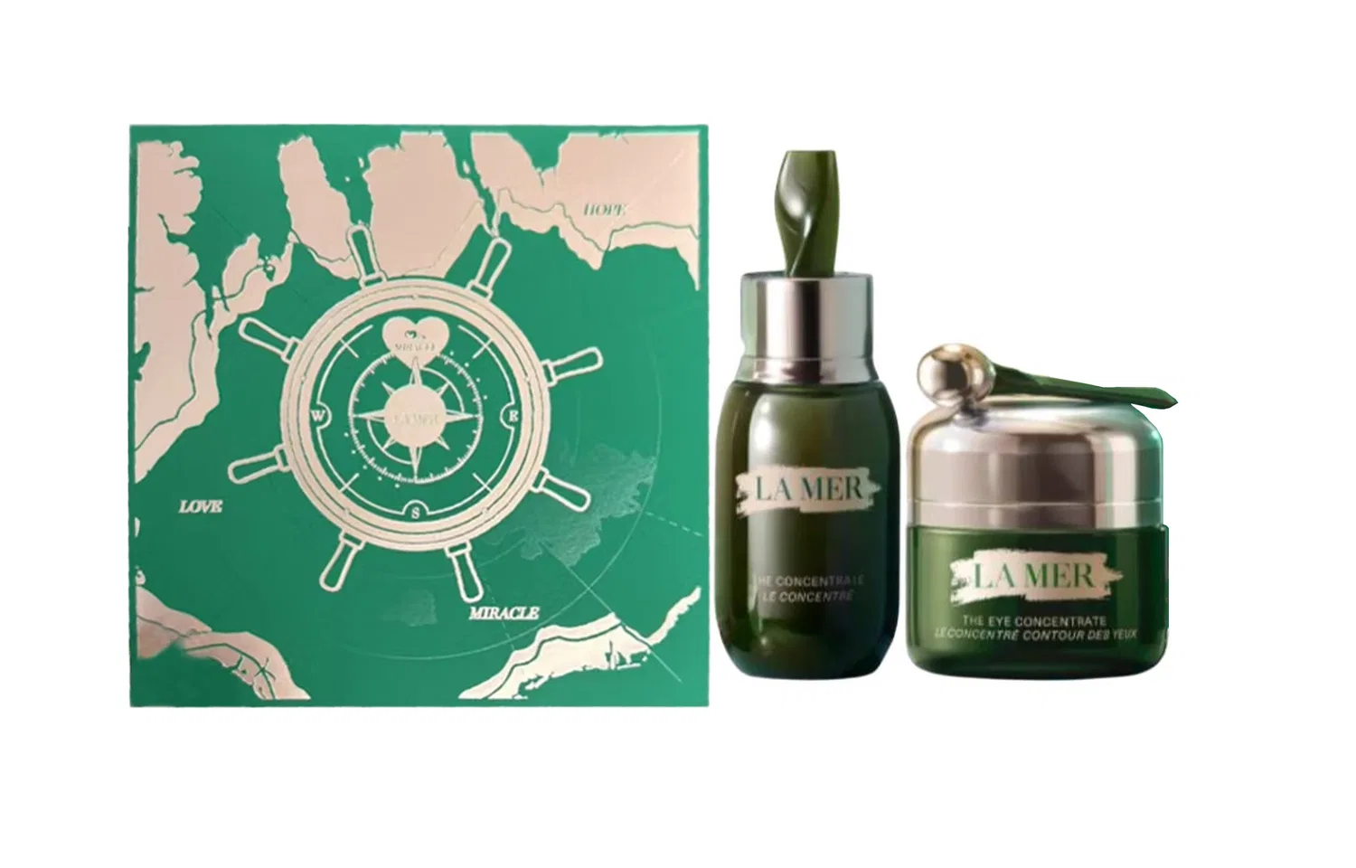 Набор для ухода за кожей вокруг глаз LA MER Intensive Serum + Intensive Eye Cream 15мл+15мл