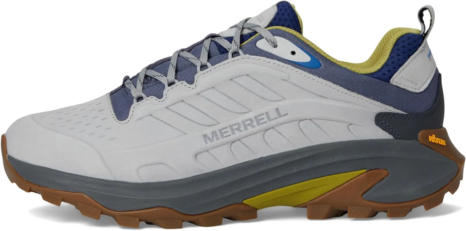 Мужские водонепроницаемые кожаные кроссовки Merrell Moab Speed 2 — фото 4