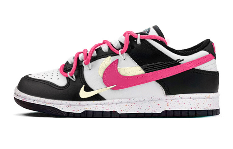 

Кроссовки Nike Dunk Skateboard Shoes Women's Low-Top Black White Pink