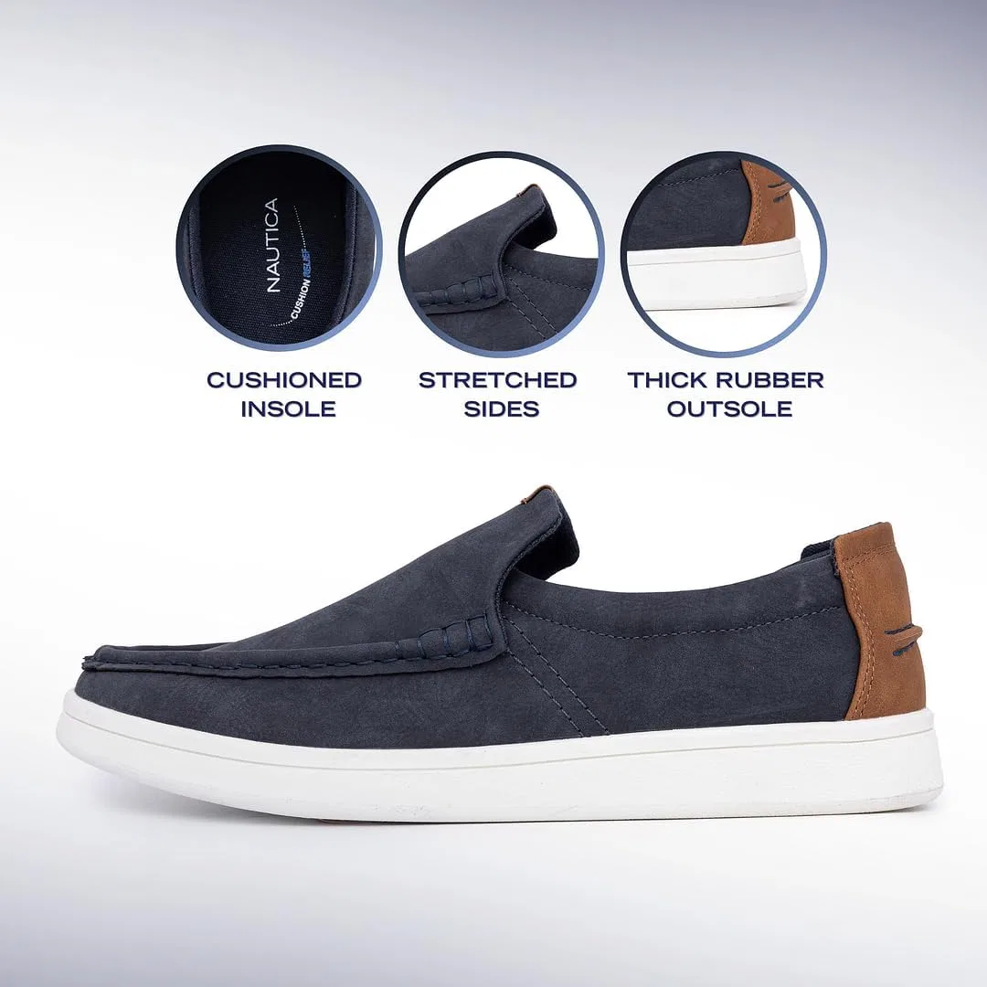Туфли мокасины Nautica Derwin, Navy Smooth — фото 2