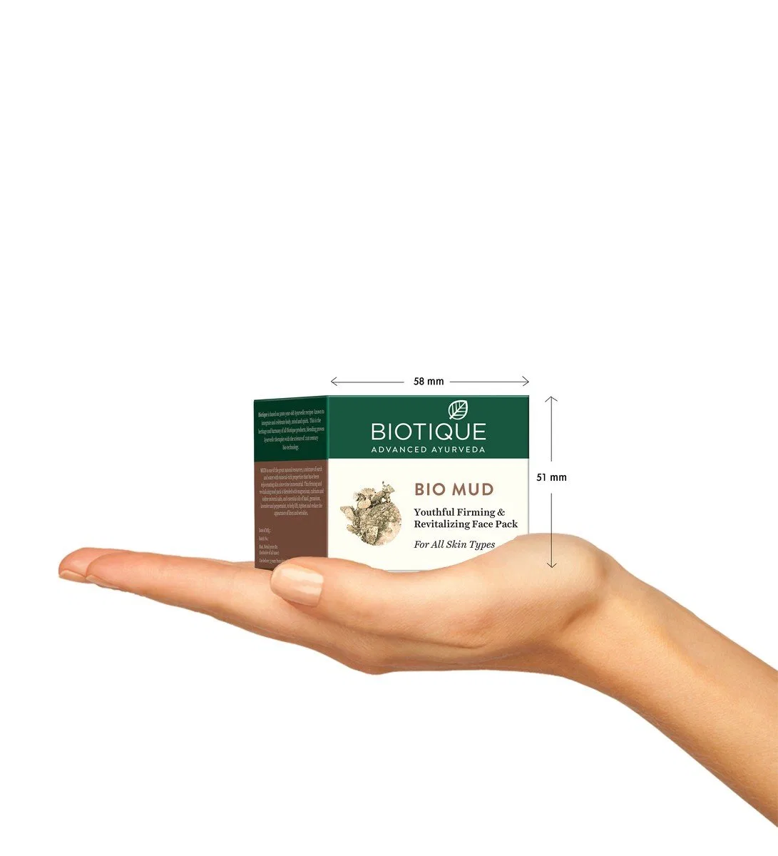 Маска для лица Biotique — Омолаживающая и восстанавливающая Bio Mud, 75 г — фото 2