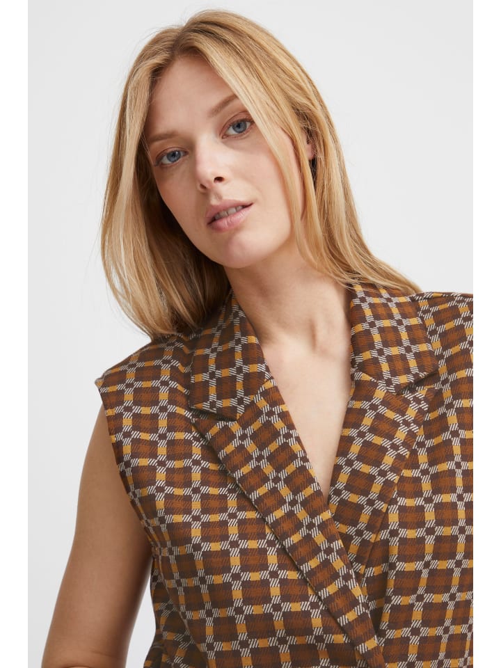 

B. young Жилет BYROWAN - трикотажная модель свободного кроя в стиле Monk's Robe Mix