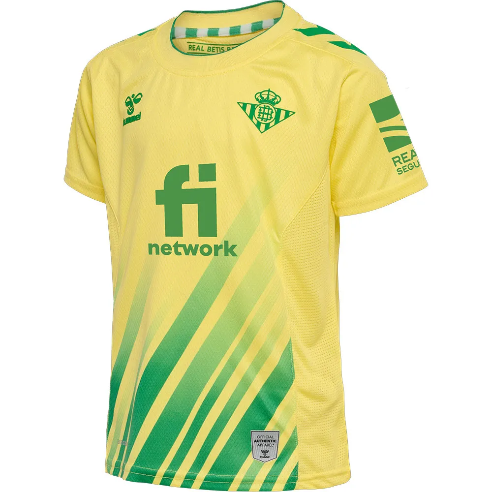 

Футболка с коротким рукавом Hummel Real Betis 22/23 goalkeeper home junior, желтый