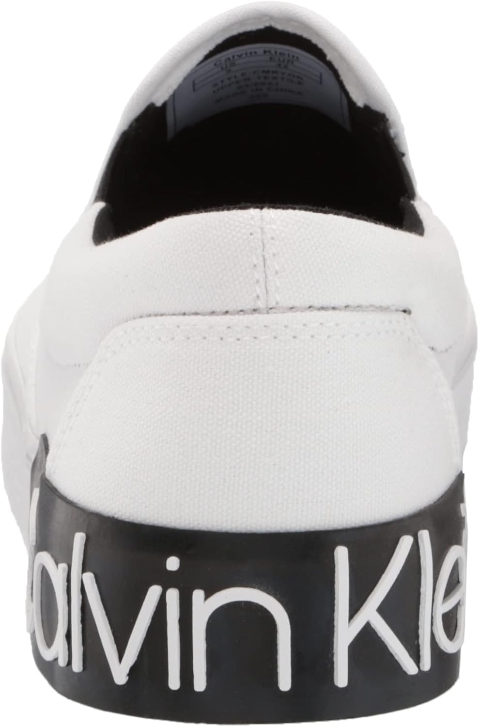 Мужские кроссовки Calvin Klein Ryor, White Canvas 115 — фото 3