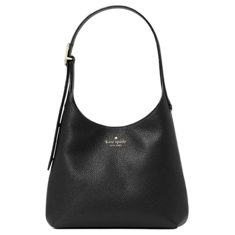 

Kate Spade Кожаная сумка хобо женская черная