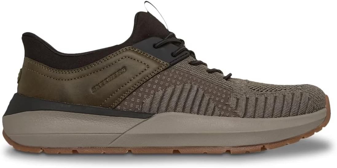 Мужские кроссовки Skechers USA с эластичной шнуровкой Skechers Usa Men'S, Olbk — фото 3