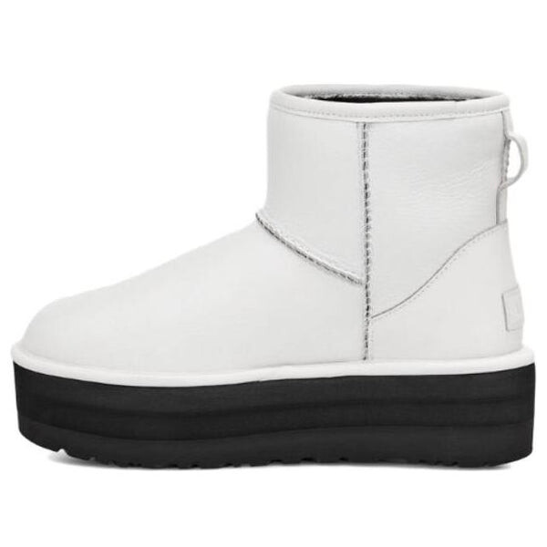 

Кроссовки классические мини-платформа матовые ботинки Ugg, белый