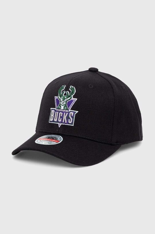 

Бейсболка с содержанием шерсти Mitchell&Ness, черный
