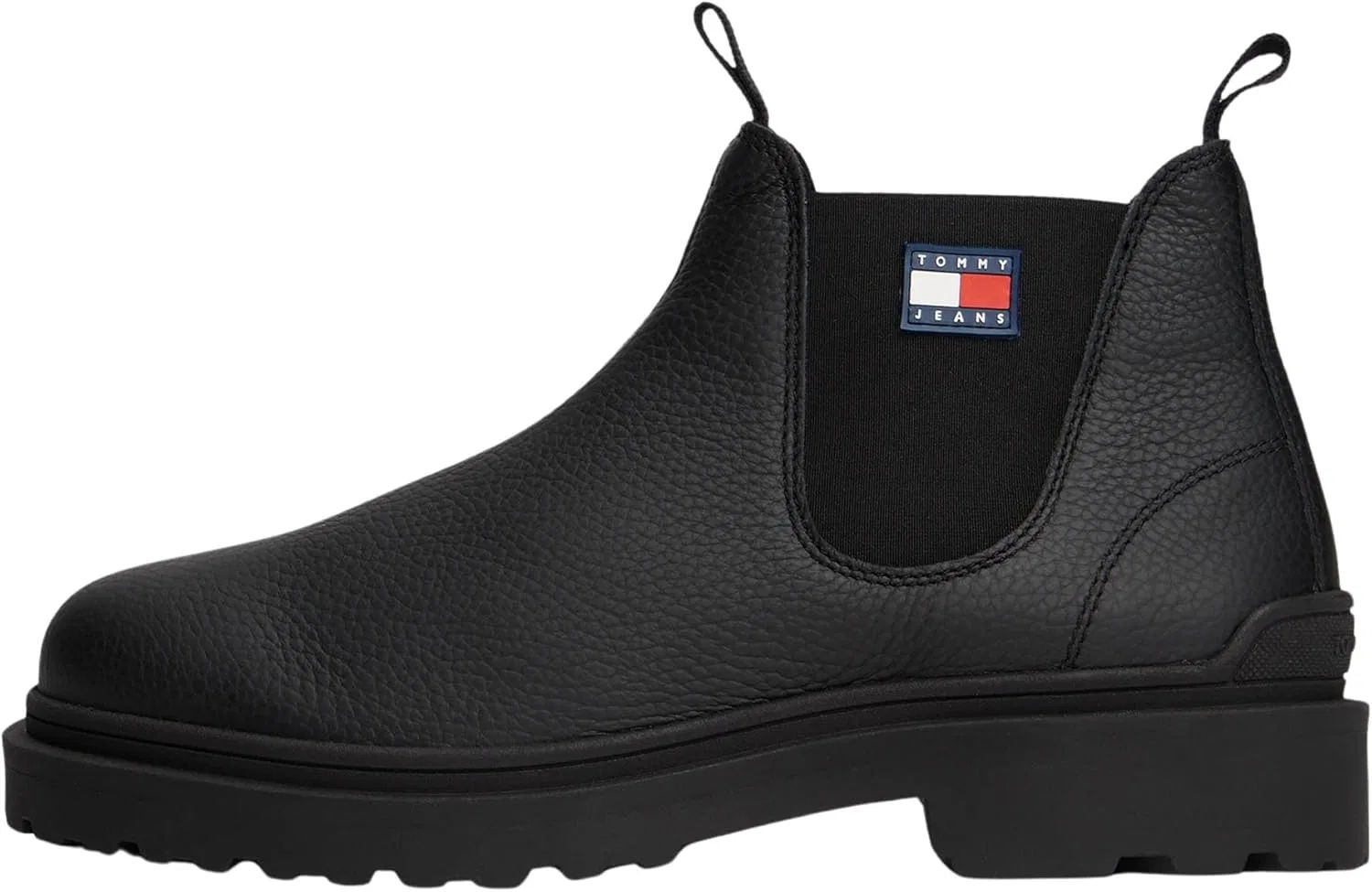 Мужские низкие кожаные ботинки Tommy Jeans TJM Chelsea Leather Wl Em0em01670, Black