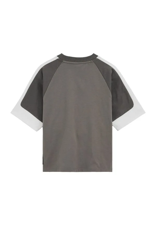 Футболка с принтом "соленая собака" We Fashion, Taupe — фото 3
