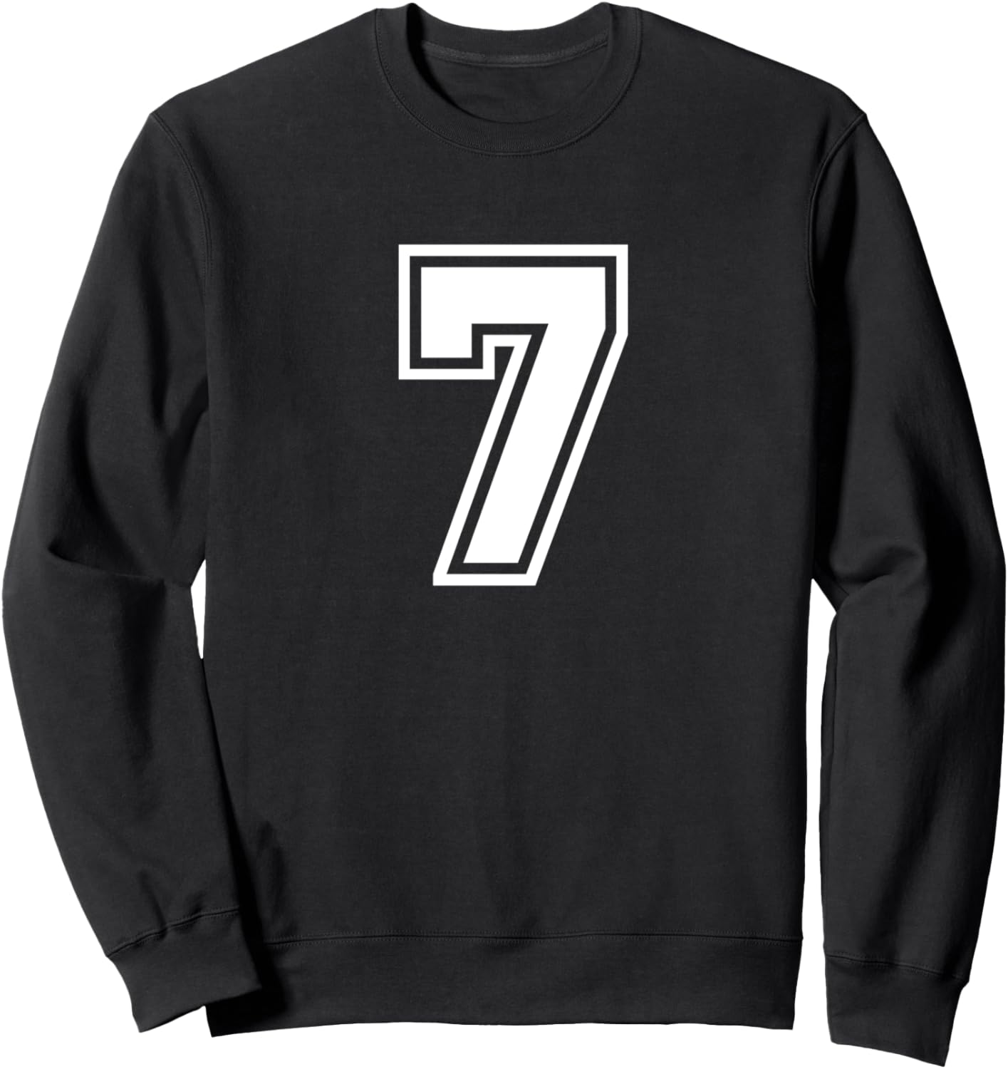 

Спортивная толстовка с номером 7, подарочный набор Team Jersey Number Company, черный