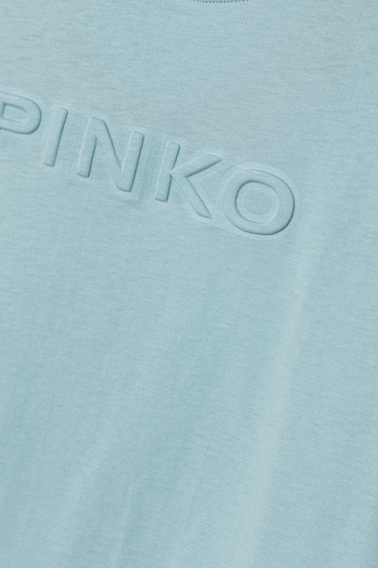 Детская хлопковая футболка Pinko, синий — фото 3