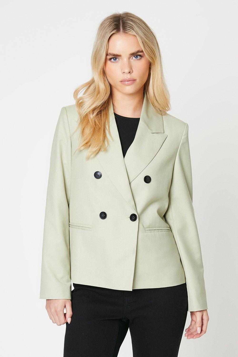 

Миниатюрный пиджак свободного кроя Dorothy Perkins, зеленый