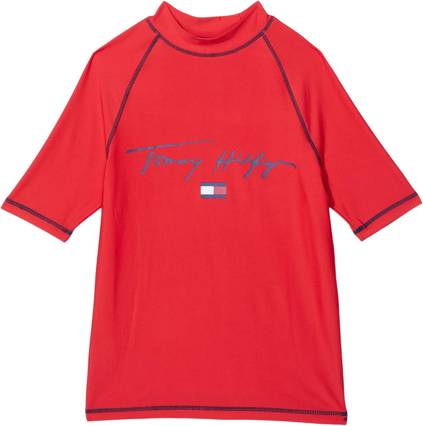 

Плавки Tommy Hilfiger Kids Solid Tommy Rashguard, цвет Tommy Red