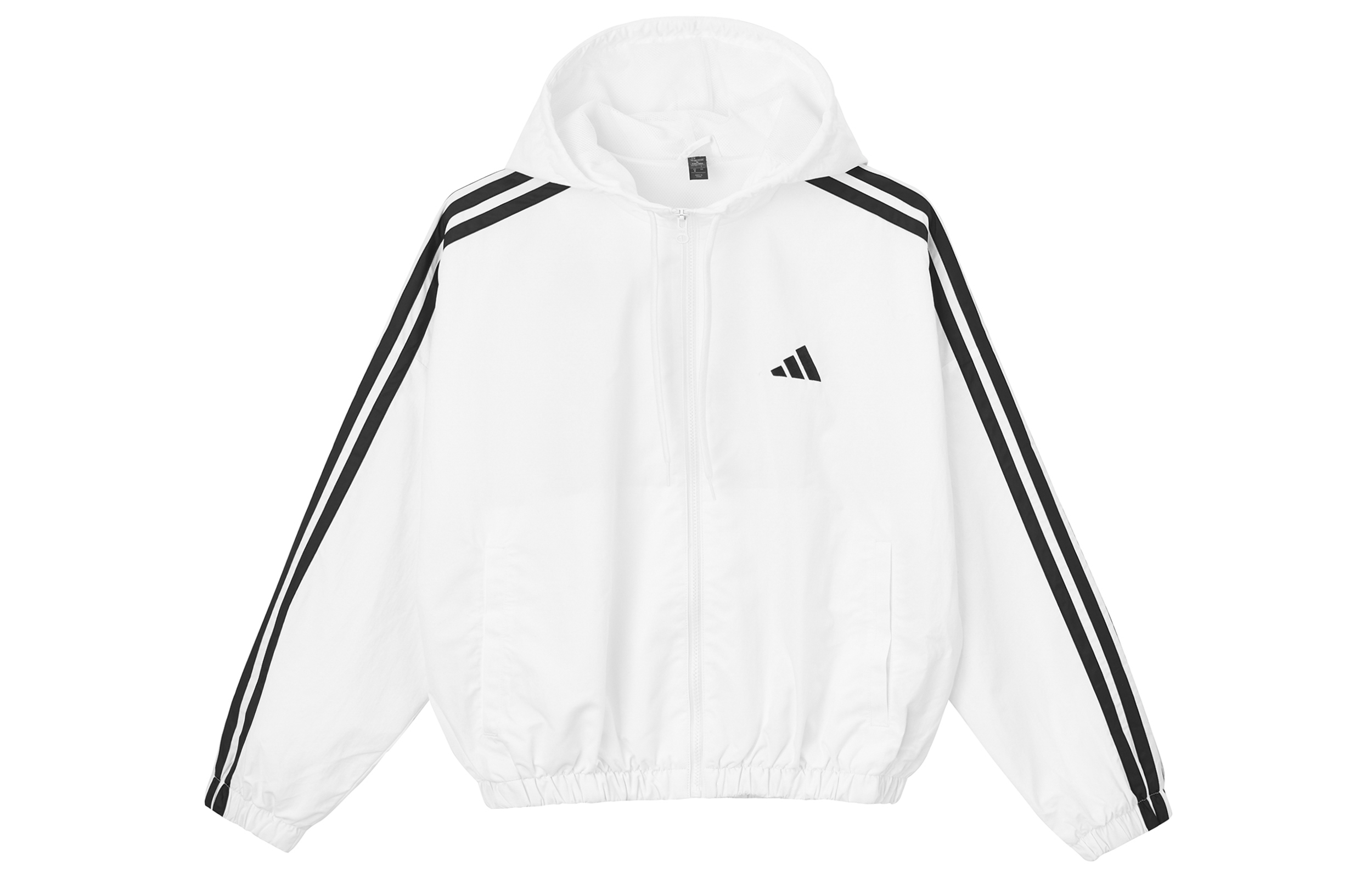 

Adidas Куртка с тремя полосками женская белая, White