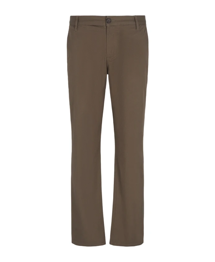

Хлопковые брюки AW24 Armani Exchange, коричневый