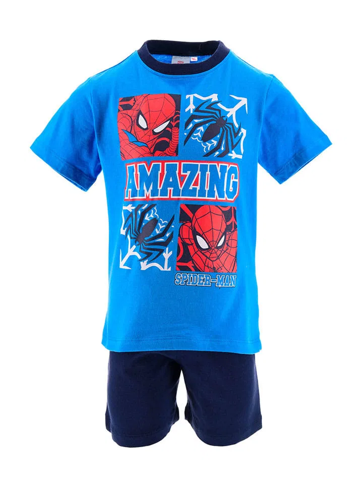 Пижама хлопковая Spiderman, синий