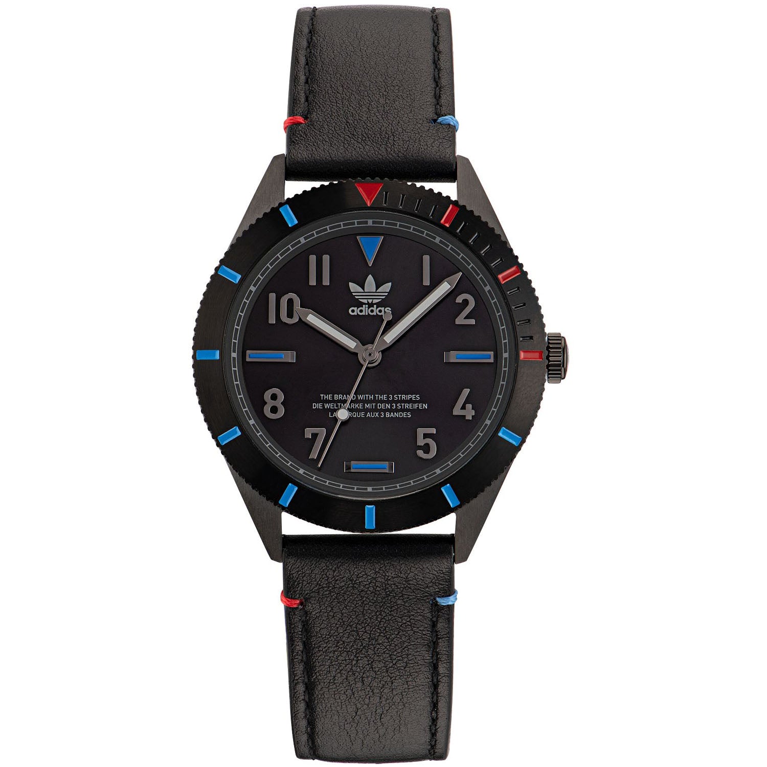 

Часы Adidas Men's Originals Fashion Edition Three с черным циферблатом