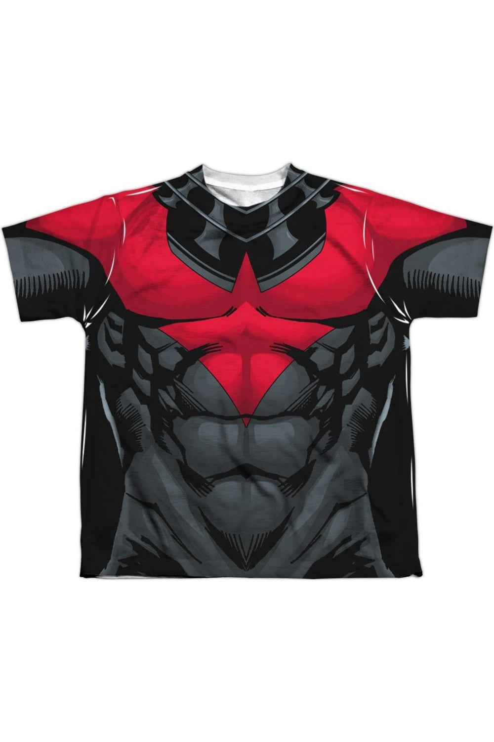 

Футболка с коротким рукавом для подростков Batman Nightwing в красной униформе Gildan