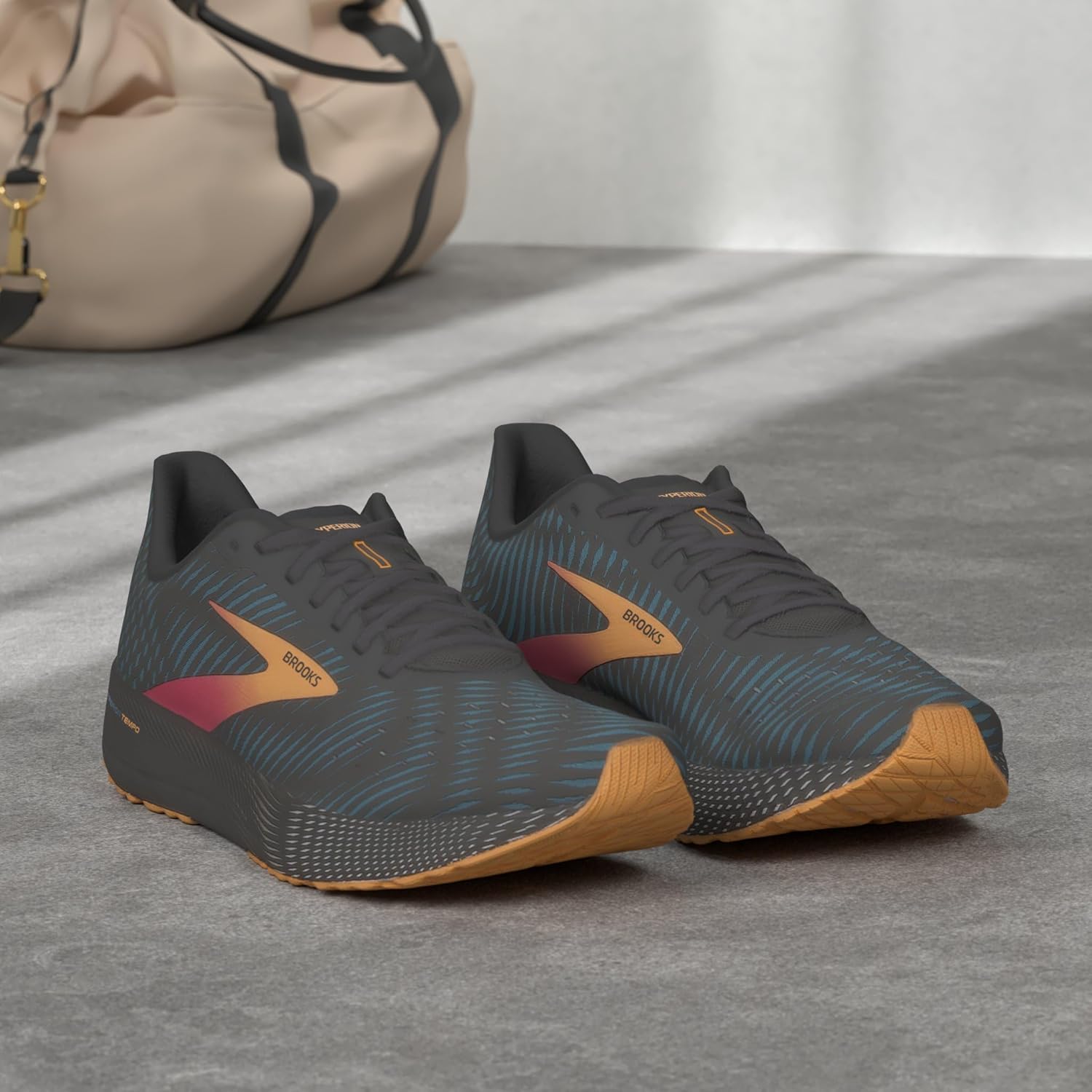 Мужские кроссовки для бега по шоссе Brooks Hyperion Tempo, синий — фото 2