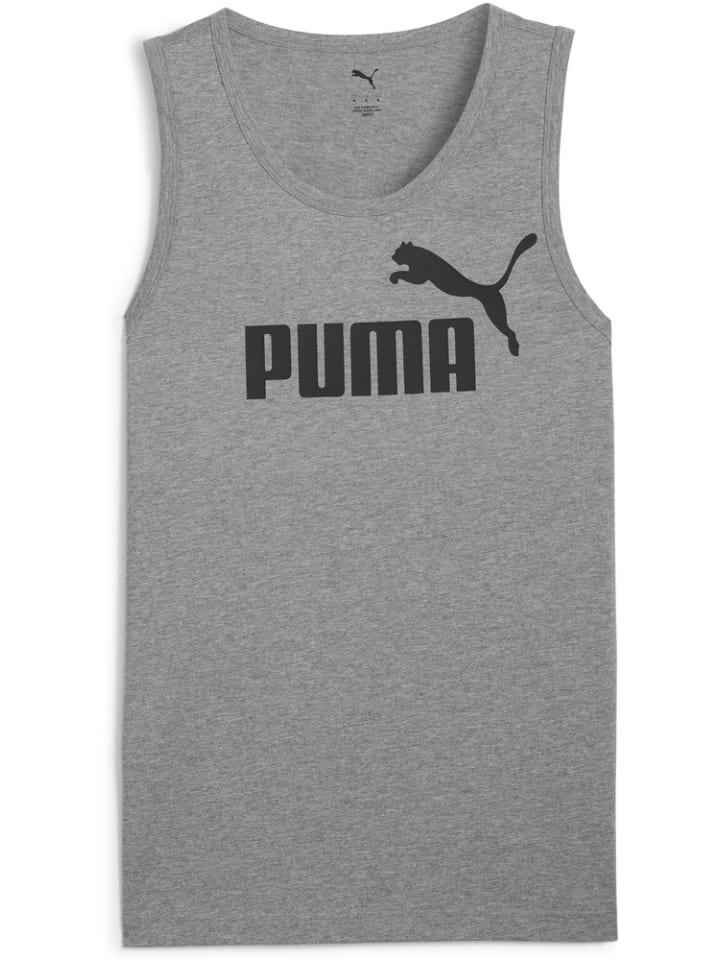 

Спортивная футболка ESS No.1 Logo Tank серого цвета Puma