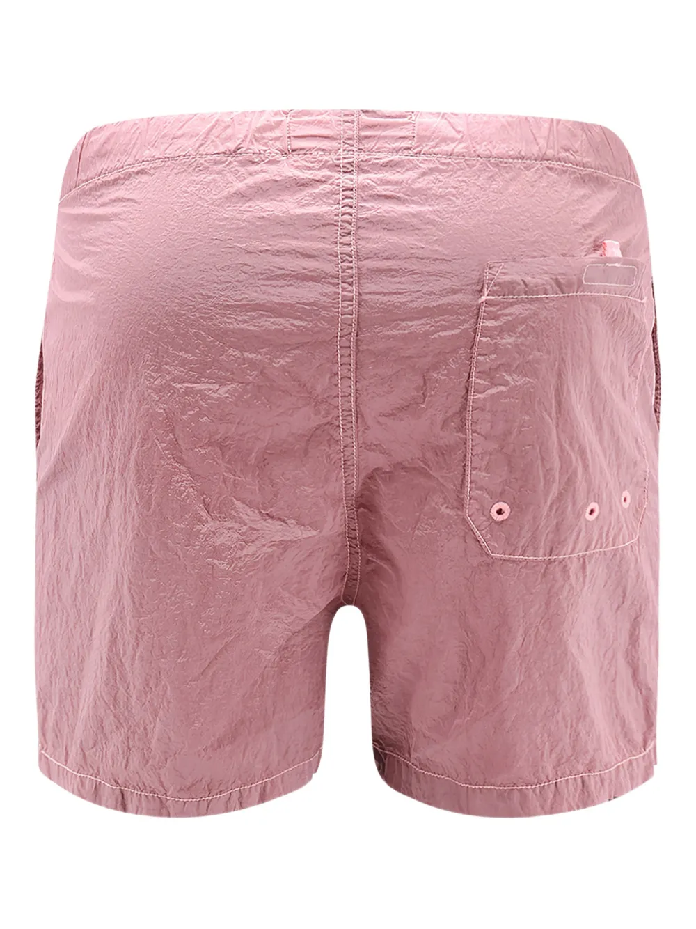 Плавательные шорты с застежкой на шнурок и нашивкой с логотипом Stone Island, розовый — фото 2