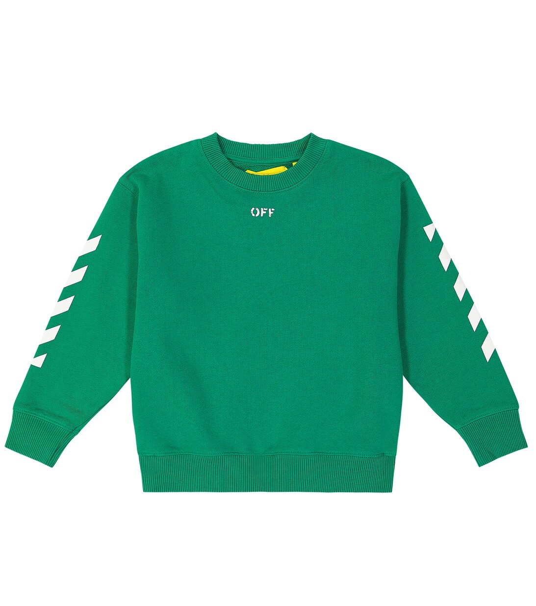 

Толстовка из хлопка с логотипом Off-White, белый