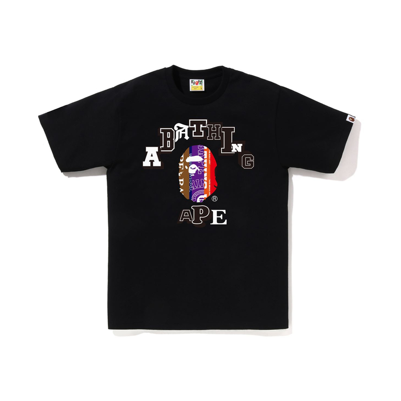 

Футболка колледжа Bape Fans Scarf A BATHING APE, White WHX
