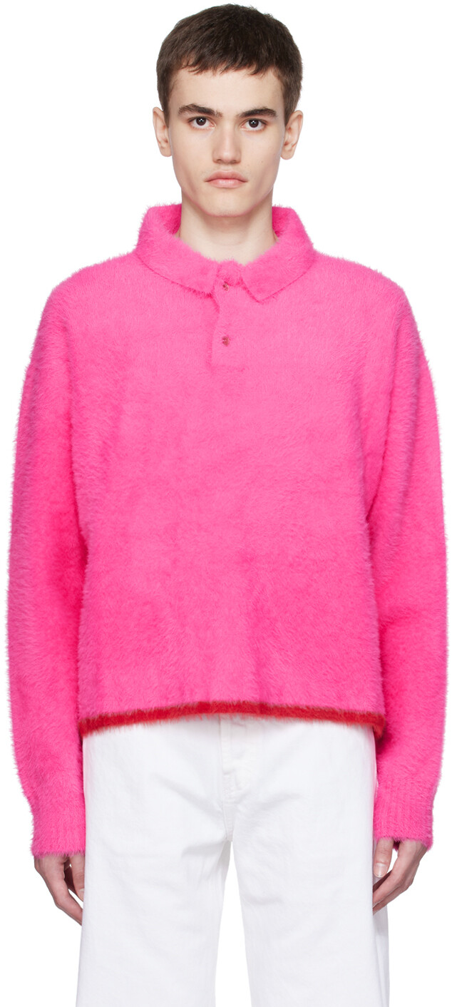 

Розовый Le Papier Le Polo Neve Polo Jacquemus