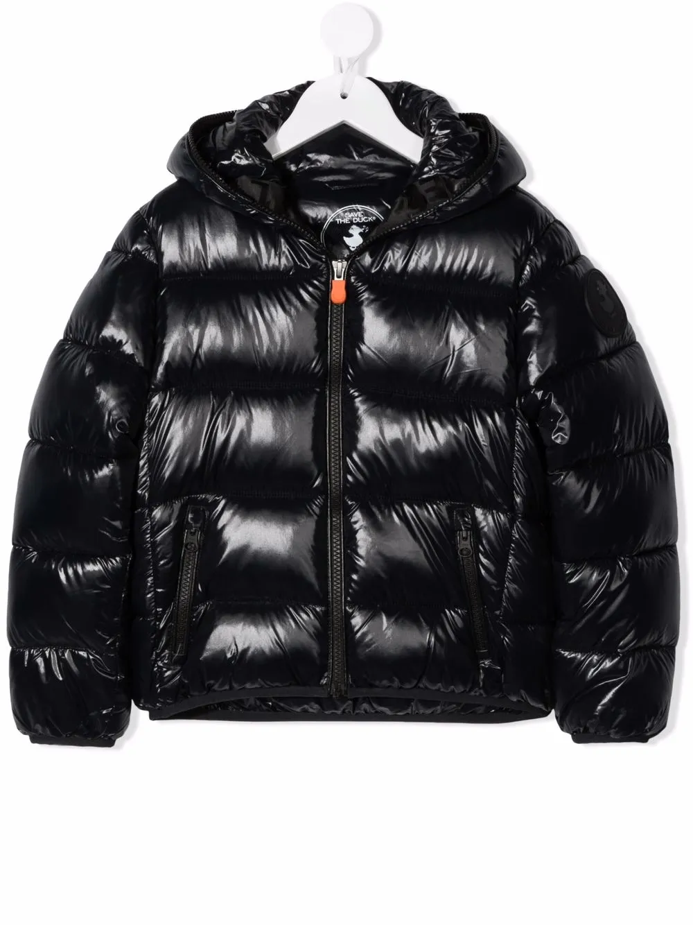 

Пуховик Artie с капюшоном Save The Duck Kids, черный