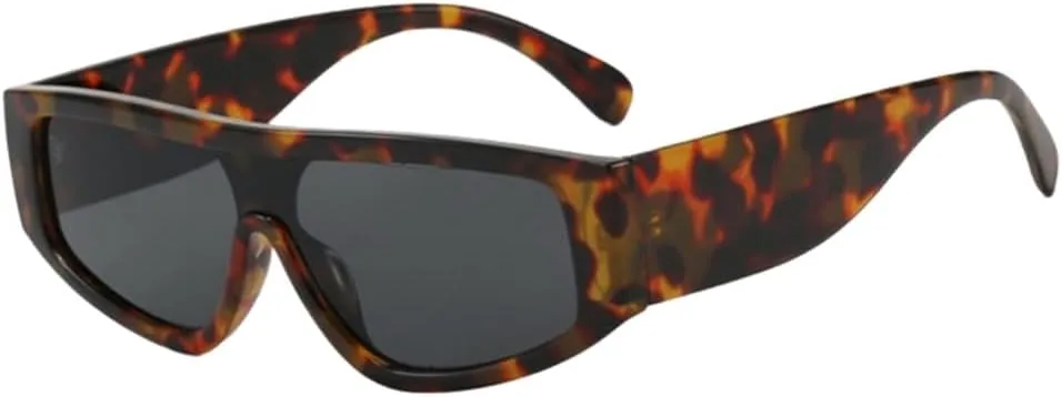 

Модные солнцезащитные очки «кошачий глаз» в стиле ретро для женщин, для активного отдыха и путешествий, мужские солнцезащитные очки UJNHGQ, Leopard Black