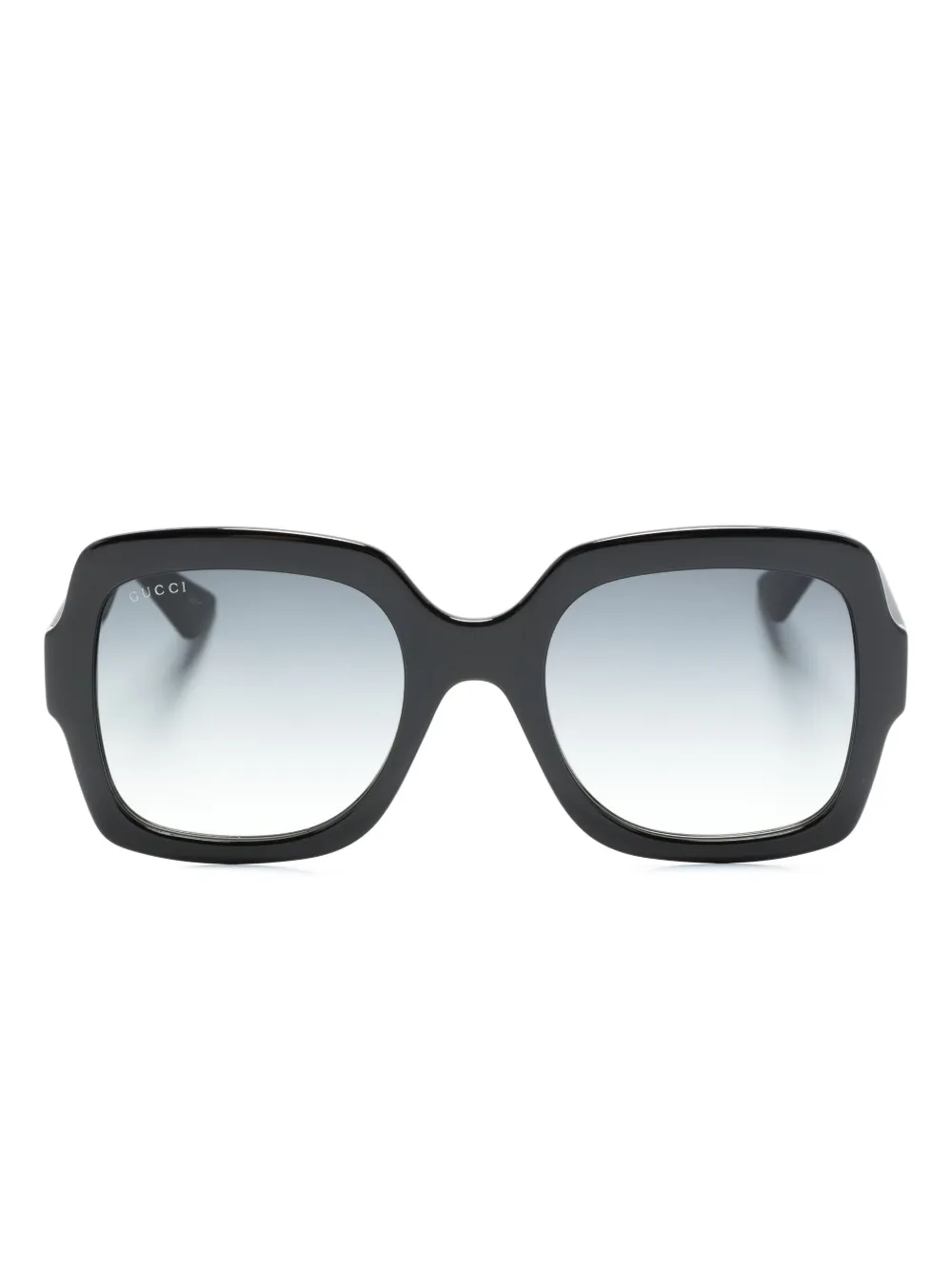 

Солнцезащитные очки в массивной оправе с логотипом Gucci Eyewear, черный