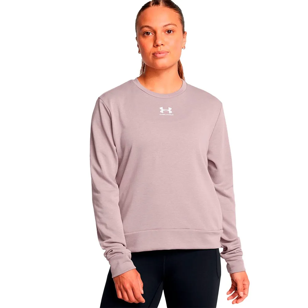 

Футболка Under Armour Rival Terry Crew long sleeve, серый