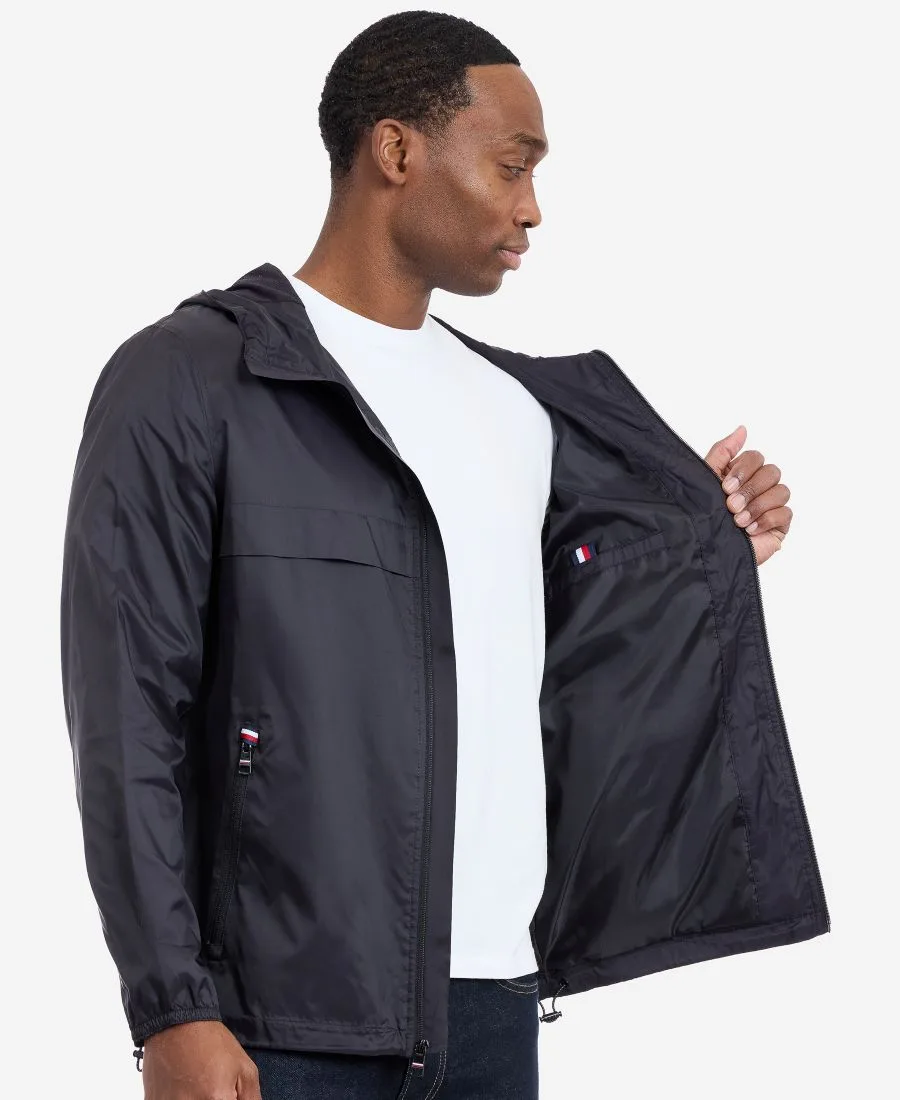 Мужская ветровка с капюшоном Tommy Hilfiger, черный — фото 4