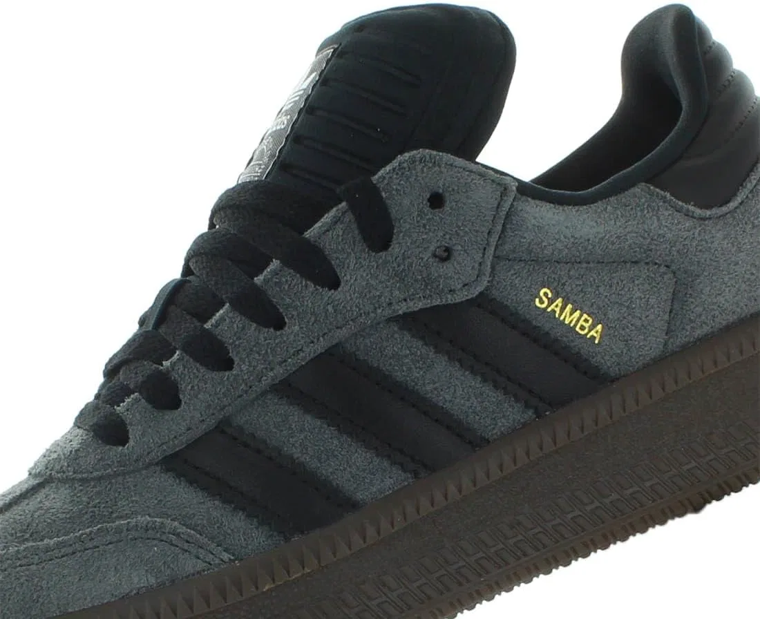 Кроссовки adidas Samba XLG, серый/черный/золотистый — фото 3