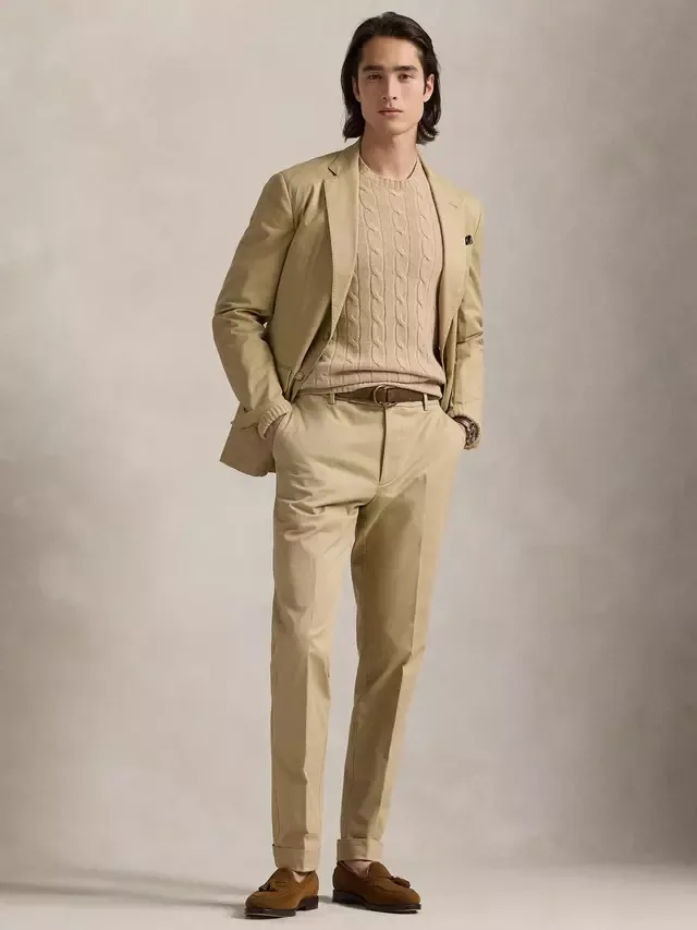 Брюки Честер Ralph Lauren, Monument Tan — фото 4