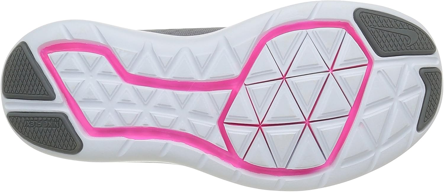 Кроссовки для бега Nike Kids Flex 2016 Rn (GS), черный/розовый/серый — фото 4