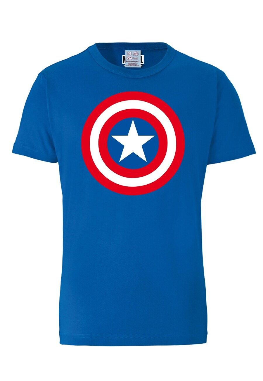 

Классическая футболка LOGOSHIRT Shirt Captain America, синий