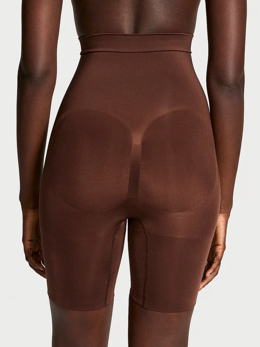 Шорты до середины бедра Seamless Shaping Victoria'S Secret, цвет Ganache — фото 2