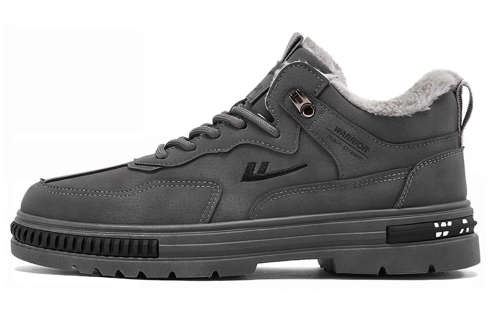 

Скользоустойчивые низкие повседневные кроссовки Men's Gray WARRIOR, серый