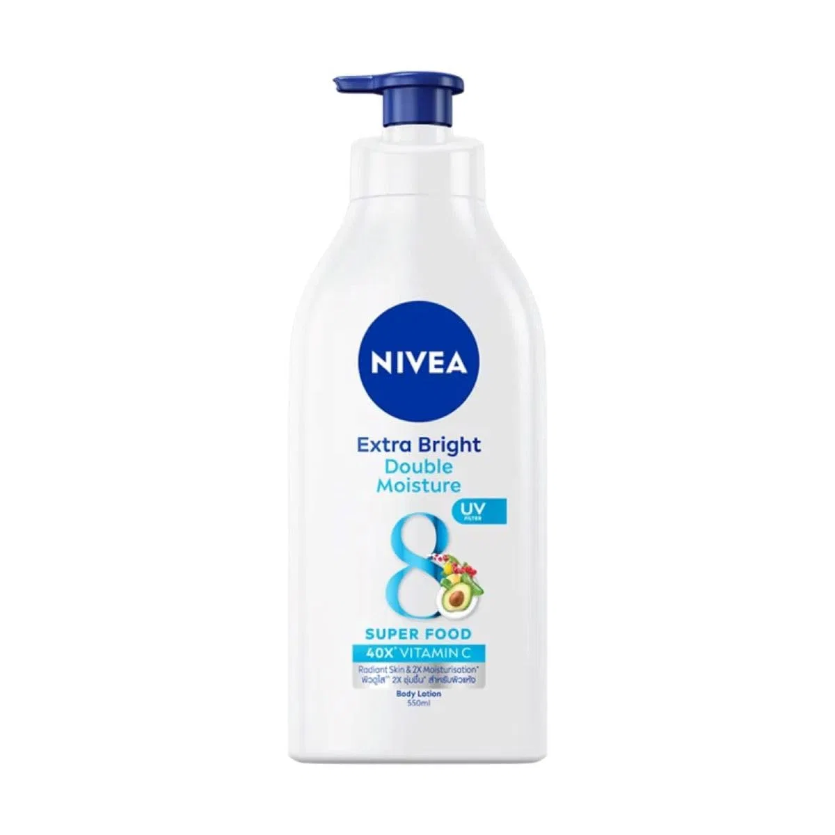 Лосьон для тела NIVEA Extra Bright Double Moisture с витамином C и UV-фильтром Nivea